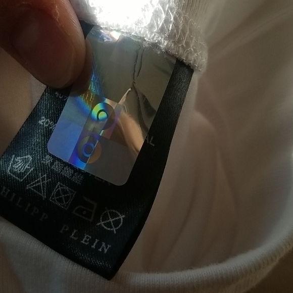 Philipp Plein Terry Rhinestone Skull Sweatpants Petite - Picture 8 of 9